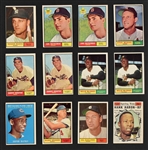 1961 Topps Baseball Hoard (917) Including Many HOFers