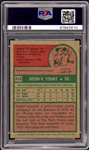 1975 Topps #223 Robin Yount Rookie Card – PSA EX-MT 6