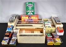 1980s and 1990s Topps, Donruss, Fleer (& Others) Baseball Card Bonanza with more than 9,000 Cards and 90+ Unopened Packs!