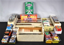 1980's and 1990's Topps, Donruss, Fleer (& Others) Baseball Card Bonanza with more than 9,000 Cards and 90+ Unopened Packs!