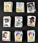 1976, 1977, 1979 Topps Baseball Collection with 1976 Near Set (643/660)
