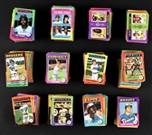 1974 and 1975 Topps Baseball Common Hoard of More Than 2,500 Cards!