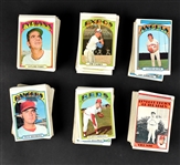 1958-1974 Topps Baseball Shoe Box Collection of 736 (Incl. More Than 400 1972 Topps) with TONS of HOFers