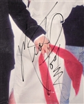 Meatloaf Double-Signed 1977 LP <em>Bat Out of Hell</em> “Not For Sale” White Label (BAS) Plus Stage-Used Drumstick and “Crew” Backstage Passes (2)