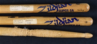 Tom Petty and the Heartbreakers Stage-Used Collection of Drumsticks, Set Lists, “Working Crew” Backstage Passes and Guitar Picks (17 Pieces)