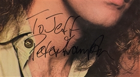 Peter Frampton Signed LPs <em>Where I Should Be</em> and <em>Premonition</em> (BAS)