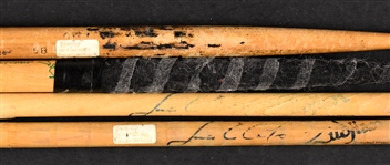 Don Henley Stage-Used Drumsticks from Eagles 1994 “Hell Freezes Over” Tour, Plus “WORKING CREW” Backstage Passes (5) and Other Ephemera