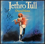Jethro Tull Band-Signed LP <em>Original Masters</em> and Signed Record Store Poster with Ian Anderson, Dave Pegg and Martin Barre (BAS)