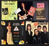Todd Rundgren Signed Albums (2), 8x10 and 1974 <em>Todd</em> LP Insert Poster (7 Pieces Total)