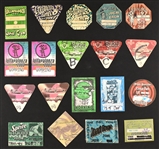 1990's-2000's Rock Festival “WORKING CREW” Backstage Pass Collection of 39