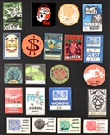 1990's-2000's Rock Festival “WORKING CREW” Backstage Pass Collection of 39