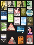 1990s-2000s Rock and Pop “WORKING CREW” Backstage Pass Collection of 67