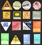 Rap and R&B “WORKING CREW” Backstage Pass Collection of 15 Incl. Destiny's Child, Diana Ross, Mary J. Blige, Usher and Others