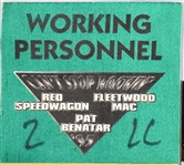 Stevie Nicks and Fleetwood Mac Collection with Stage-Used Set List, “WORKING CREW” Backstage Passes (5), Photos and Guitar Picks (9)