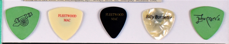 Stevie Nicks and Fleetwood Mac Collection with Stage-Used Set List, “WORKING CREW” Backstage Passes (5), Photos and Guitar Picks (9)