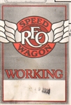 REO Speedwagon, Kansas and STYX Stage-Used Set Lists and Drumsticks (3), Plus Guitar Picks (27) and “WORKING CREW” Backstage Passes