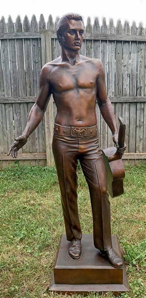 Eric Vernon Parks Original Bronze Statue of Elvis Presley - Standing 42 Inches Tall - Artist Who Created the Famous 9 1/2 foot Elvis Bronze in Memphis