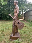 Eric Vernon Parks Original Bronze Statue of Elvis Presley - Standing 42 Inches Tall - Artist Who Created the Famous 9 1/2 foot Elvis Bronze in Memphis