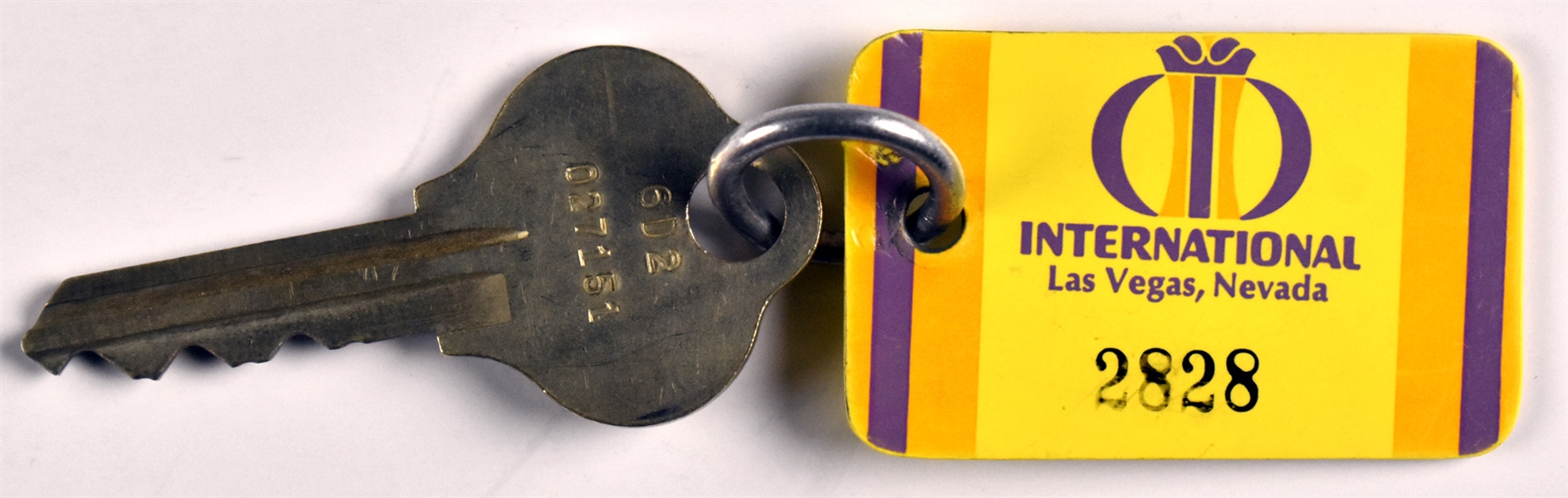 Las Vegas International Hotel Room Key from Elvis Presleys Entourage (Found at Graceland)