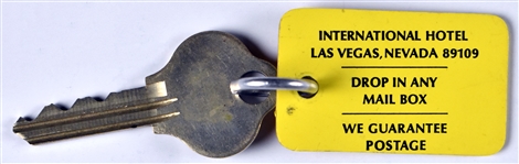 Las Vegas International Hotel Room Key from Elvis Presley's Entourage (Found at Graceland)
