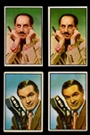 1953 Bowman TV & Radio Stars of NBC High-Grade Complete Set (96) Including 16 PSA NM-MT 8's and One PSA MINT 9 Plus 48 Duplicates
