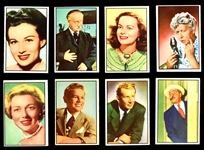 1953 Bowman TV & Radio Stars of NBC High-Grade Complete Set (96) Including 16 PSA NM-MT 8's and One PSA MINT 9 Plus 48 Duplicates