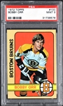 1972 Topps Hockey #100 Bobby Orr – PSA MINT 9