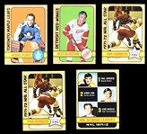 1972 Topps Hockey Collection (102) Including #100 Orr BVG NM 7 (Some Duplication)