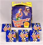 1977 Topps Basketball Unopened Pack Collection of 15 and Wax Box