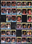 1988 Fleer Basketball Complete Set (132) Incl. #17 Jordan PSA NM-MT 8 Plus Complete Sticker Set (11) Incl. #7 Jordan PSA NM 7