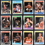 1988 Fleer Basketball Complete Set (132) Incl. #17 Jordan PSA MINT 9 - Plus Complete Sticker Set (11)