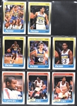 1988 Fleer Basketball Complete Set (132) Incl. #17 Jordan PSA MINT 9 - Plus Complete Sticker Set (11)