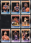 1988 Fleer Basketball Complete Set (132) Incl. #17 Jordan PSA MINT 9 - Plus Complete Sticker Set (11)