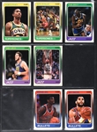 1988 Fleer Basketball Complete Set (132) Incl. #17 Jordan PSA MINT 9 - Plus Complete Sticker Set (11)