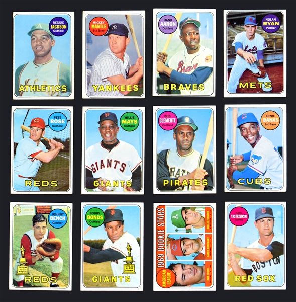 1969 Topps Baseball Complete Set (664) 