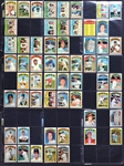 1972 Topps Baseball Partial Set (520/787) Plus Duplicates (19)