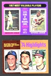 1975 Topps Baseball Complete Set (660) Including #320 Rose PSA NM-MT 8