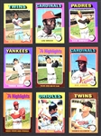 1975 Topps Baseball Complete Set (660) Including #320 Rose PSA NM-MT 8