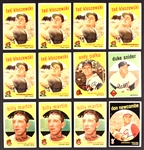 1959 Topps Hoard of 616 Cards with Duplication