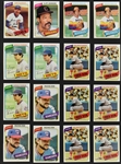 1980 and 1981 Topps Baseball Hoard of more Than 2,500 Cards