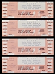 1977 Elvis Presley May 2, 1977 Chicago Stadium Concert FULL UNUSED Ticket Group of Four (4)