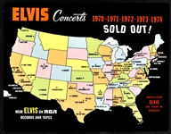 1975 Elvis Presley “Las Vegas Hilton Special Souvenir Package” Incl. Promotional Photo, Postcards and Calendar