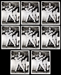 Group of Eight 1956 Elvis Presley Promotional Photos – The “Tonsils” Photo