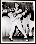 Group of Eight 1956 Elvis Presley Promotional Photos – The “Tonsils” Photo
