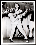 Group of Eight 1956 Elvis Presley Promotional Photos – The “Tonsils” Photo