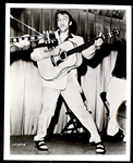 Group of Eight 1956 Elvis Presley Promotional Photos – The “Tonsils” Photo