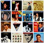 Group of Sixteen Elvis Presley LPs