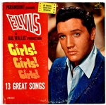 Group of Sixteen Elvis Presley LPs