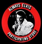 1978 “Always Elvis” ROUND RCA Record Store Promotional Signs Group of 10