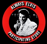 1978 “Always Elvis” ROUND RCA Record Store Promotional Signs Group of 10